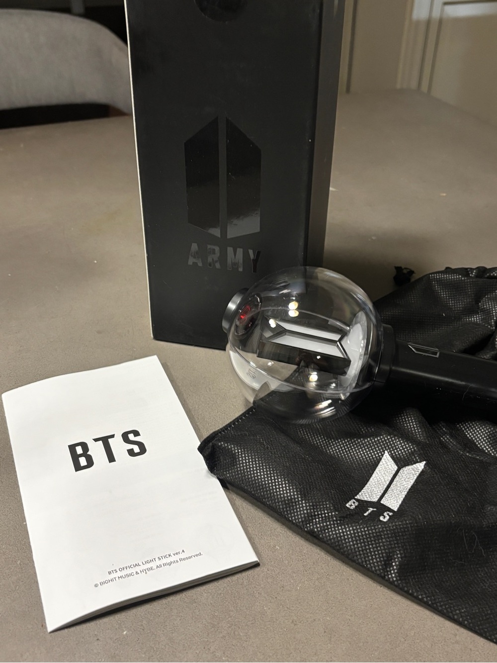 BTS Official Light Stick (4 Army Bomb) - New !